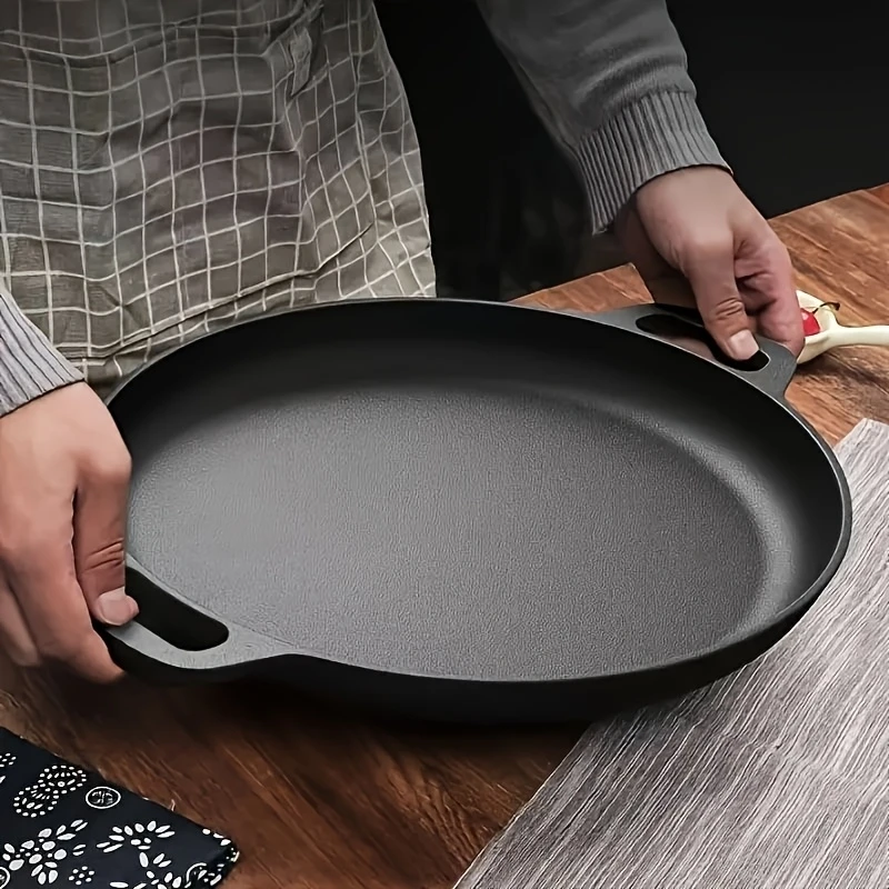 Skillet Cast Iron Camp - مقلاة من الحديد الزهر المعالج مسبقًا