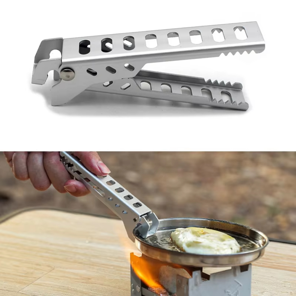 Camping Cooking Utilities - في الهواء الطلق الألومنيوم مكافحة الساخن
