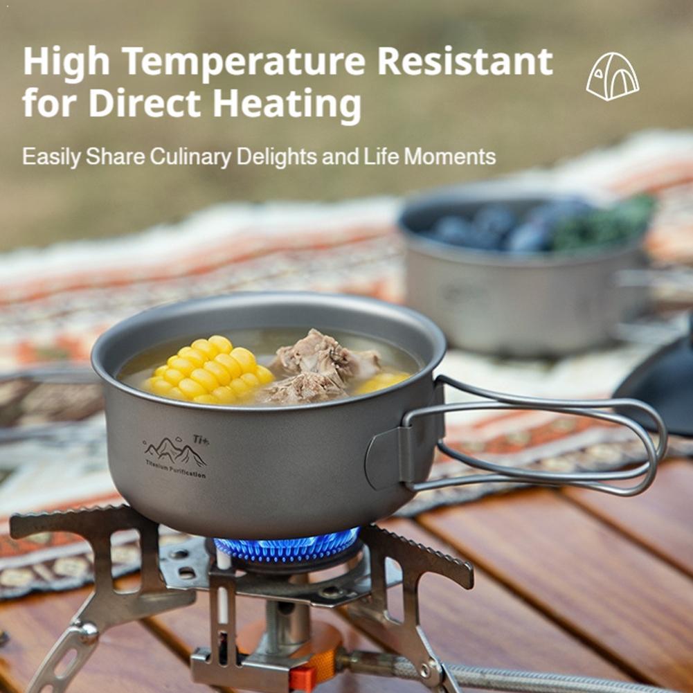 Camping Cooking Utilities - أدوات طهي خفيفة الوزن من التيتانيوم