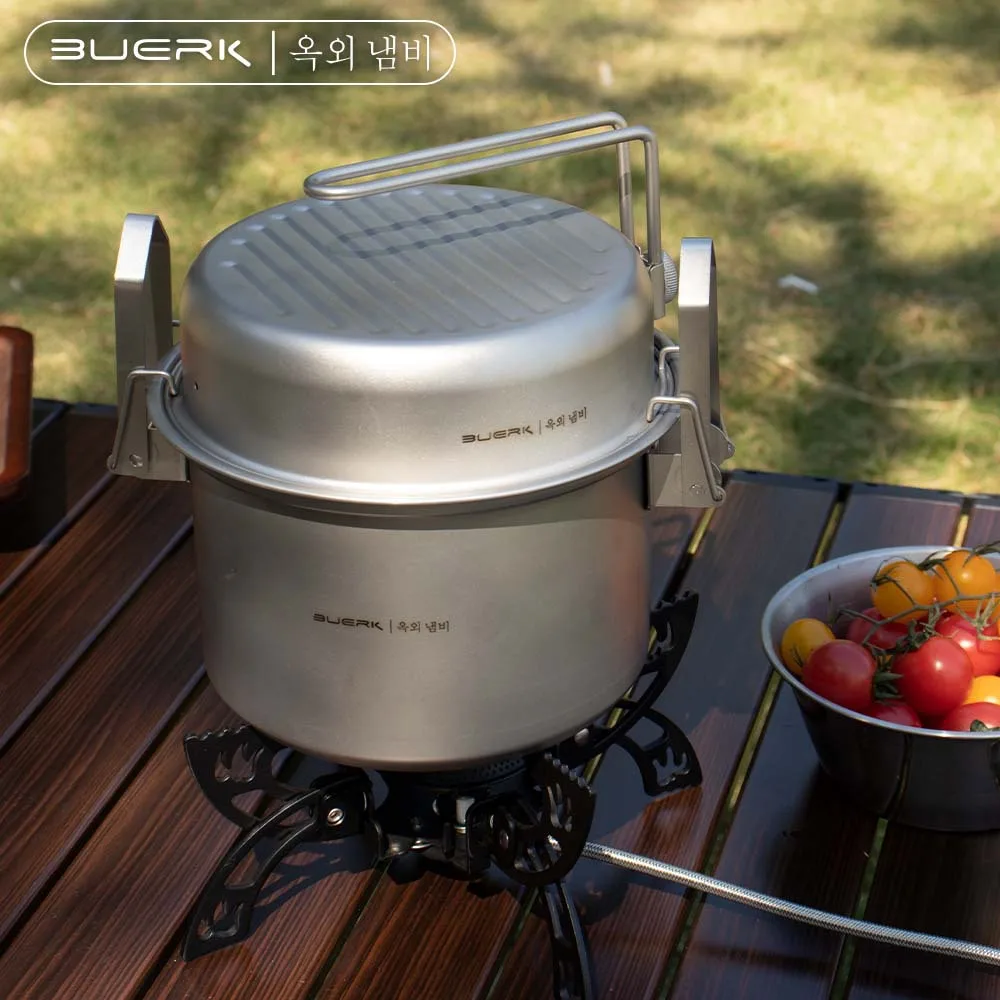Camping Cooking Pot - وعاء تبخير وقلي متعدد الوظائف للتخييم
