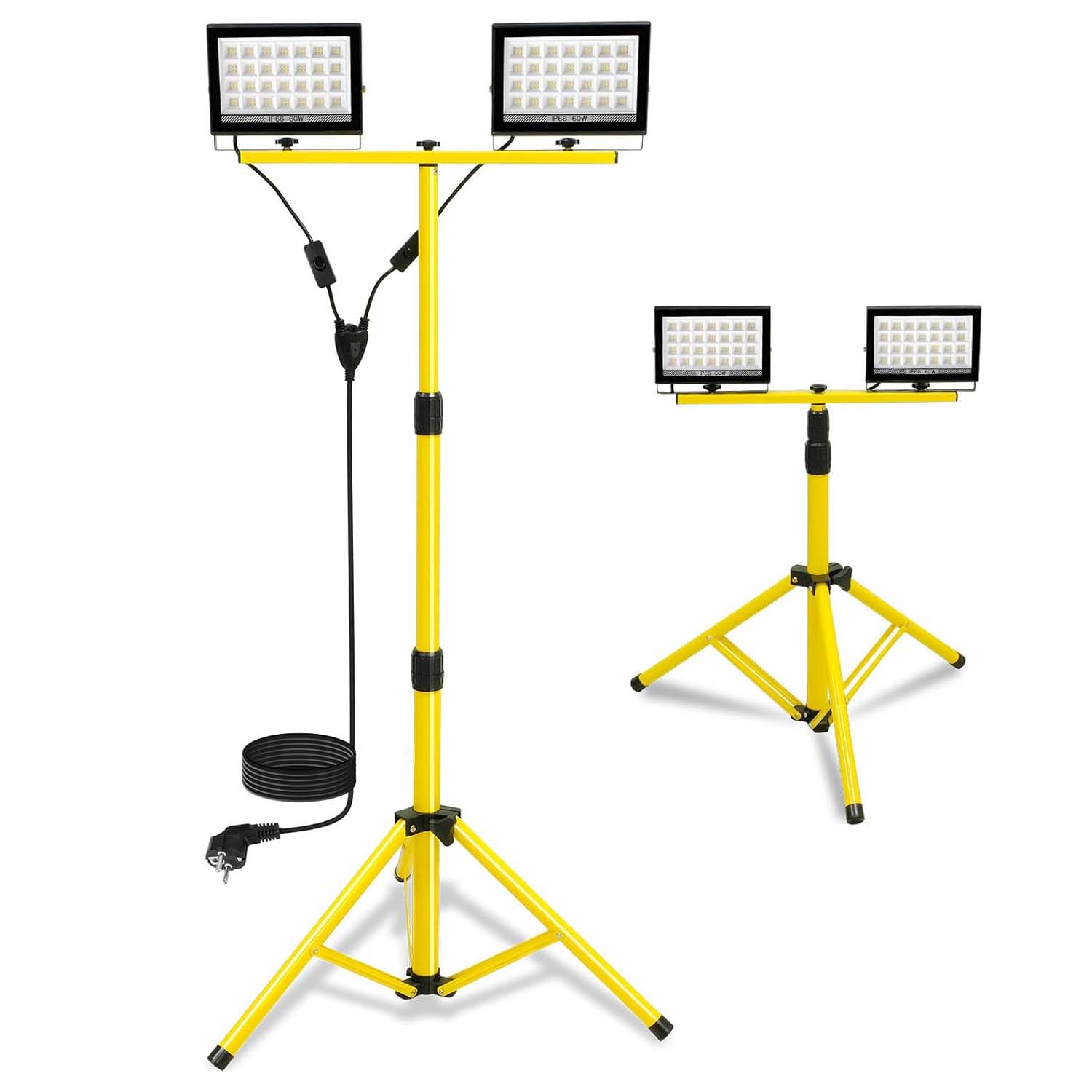 Camping Cooking Tripod - LED ضوء العمل مع حامل قابل