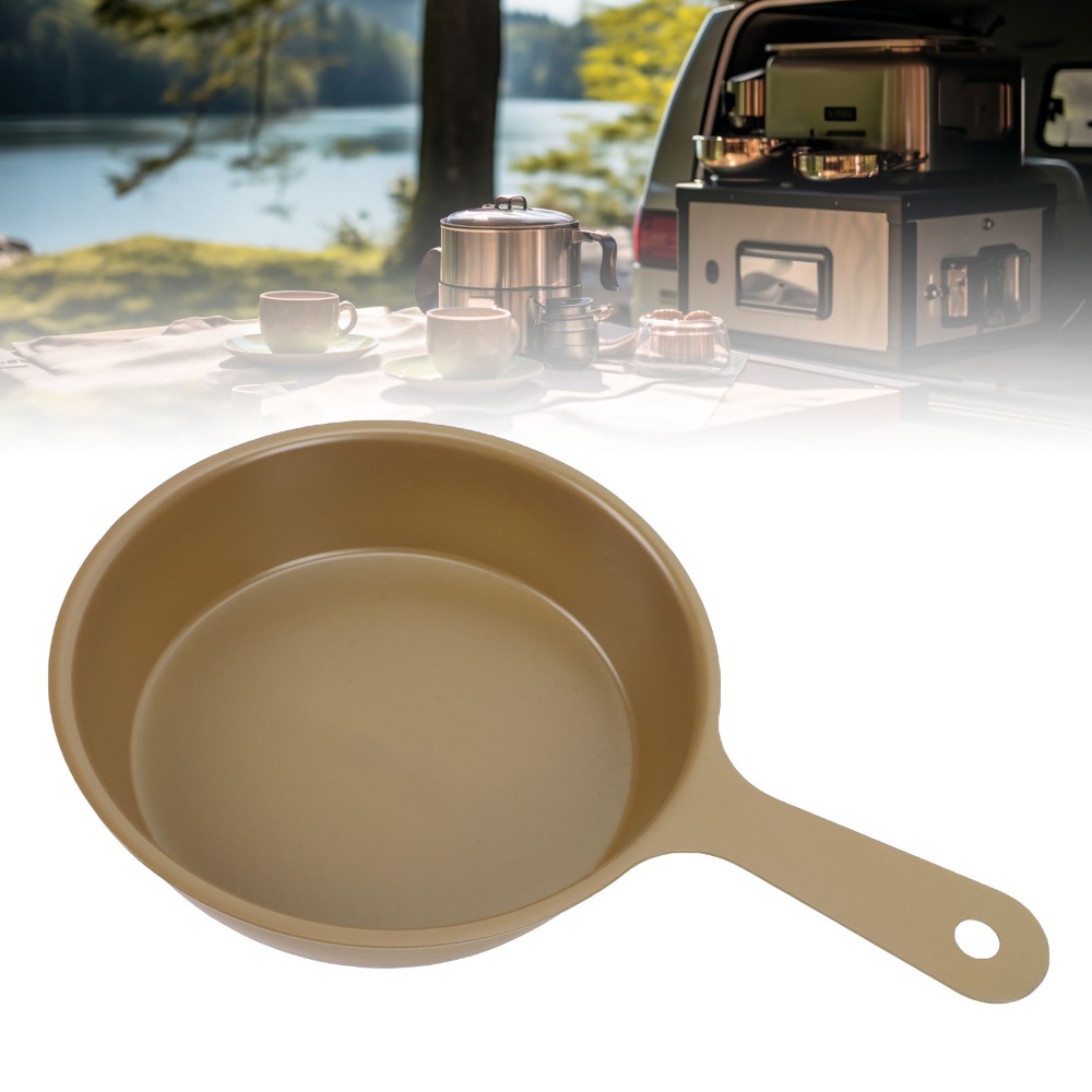 Camping Cooking Without Gas - مقلاة صغيرة متينة مقاس 5.1 بوصة،