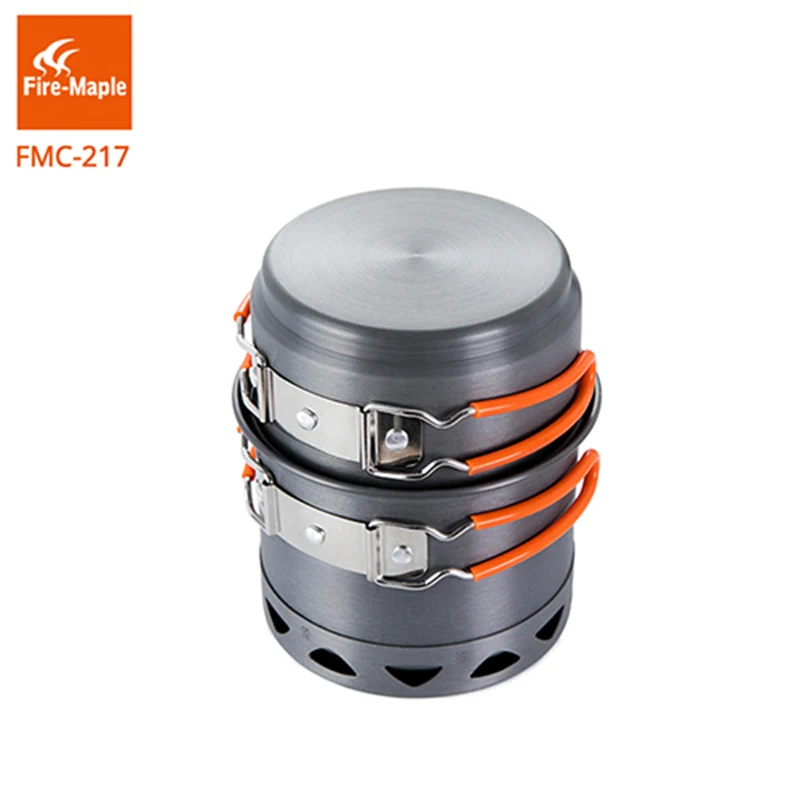 النار القيقب التخييم تجهيزات ا - مراجعة Camping Cooking Set وسعره