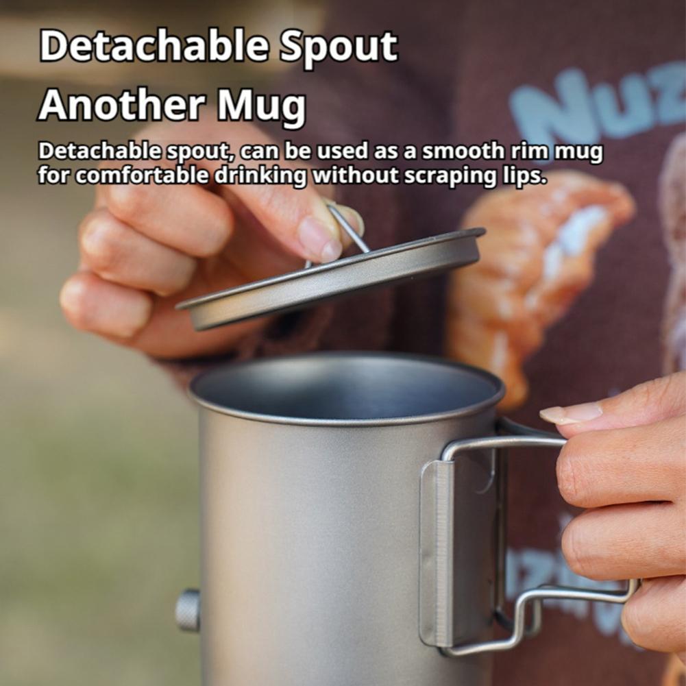 إبريق قهوة من التيتانيوم خفيف  - مراجعة Camping Cooking Utilities وسعره