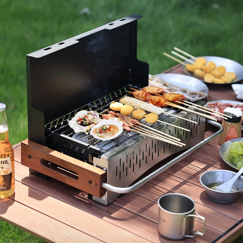 شواية فحم خفيفة الوزن قابلة لل - مراجعة Camping Cooking Requirements وسعره