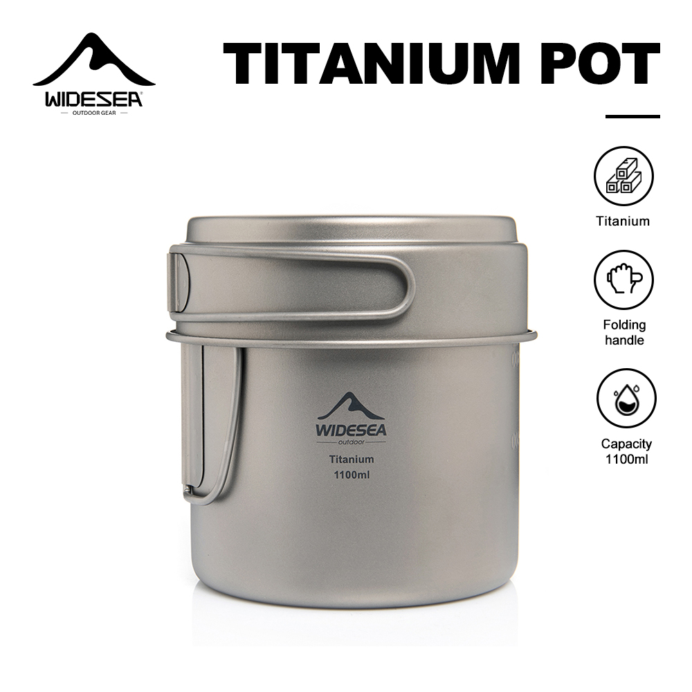 وعاء تخييم من التيتانيوم خفيف  - مراجعة Camping Cooking Utilities وسعره