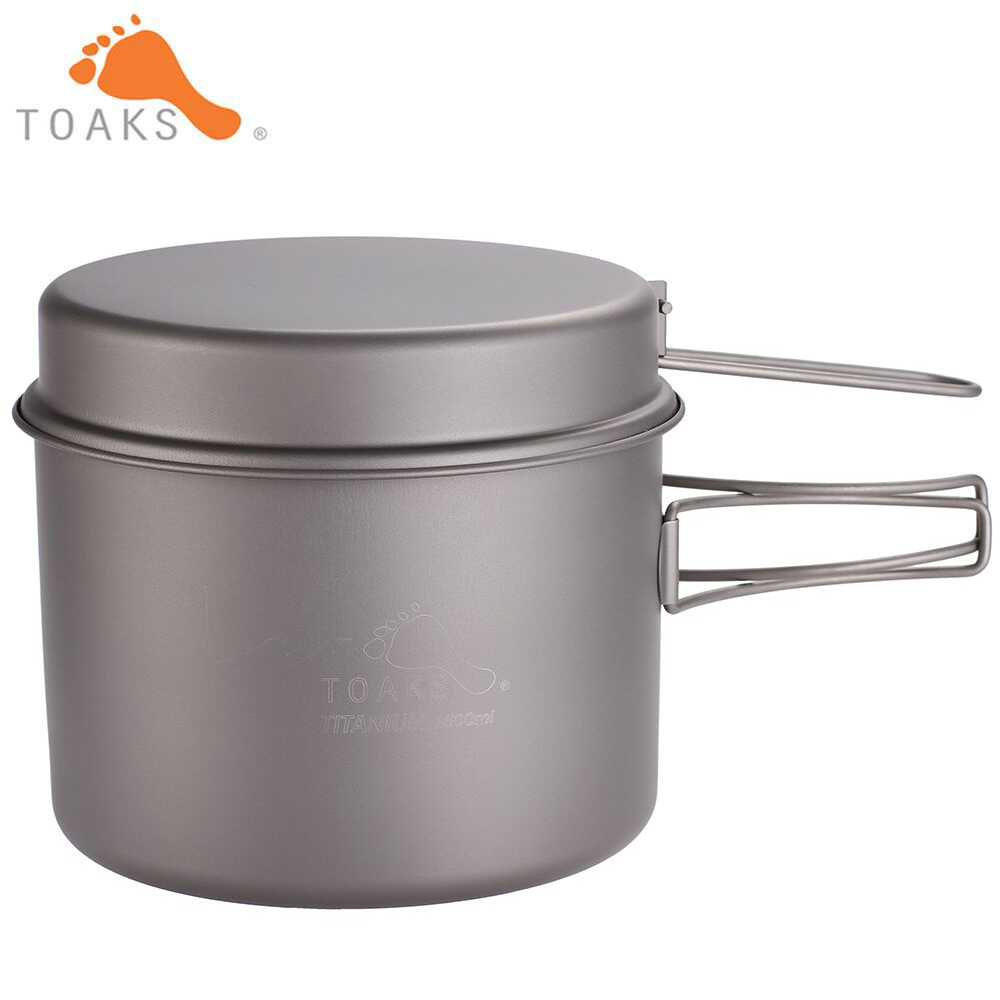 TOAKS طقم حلل استانلس ستيل خفي - مراجعة Camping Cooking Utilities وسعره
