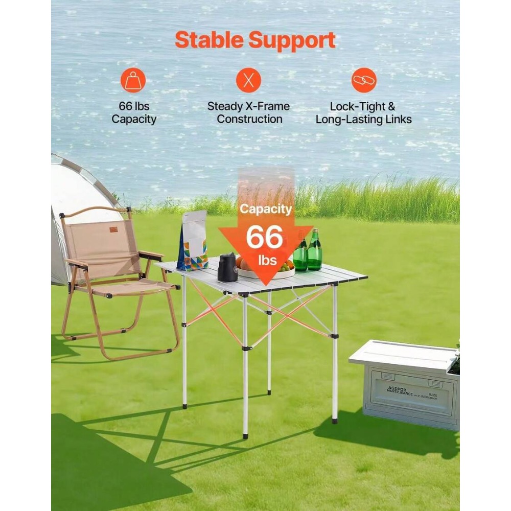 طاولة تخييم محمولة قابلة للطي  - مراجعة Camping Cooking Requirements وسعره