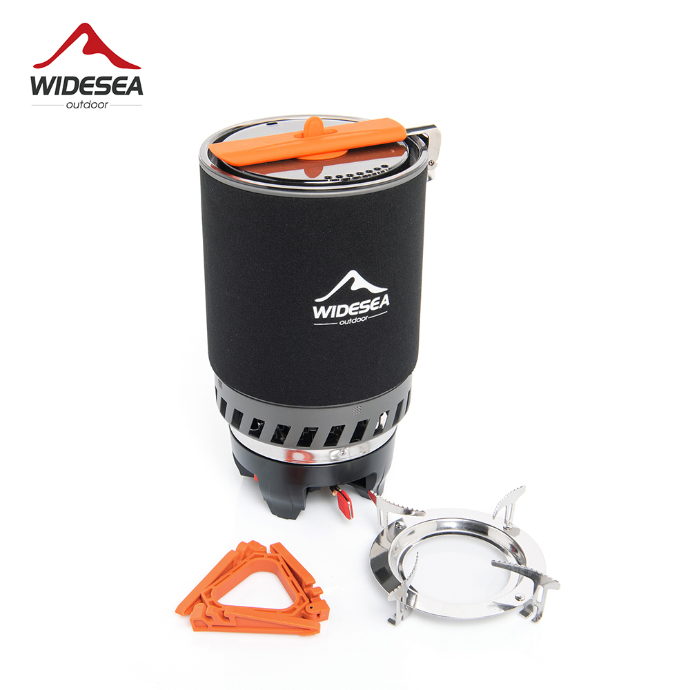 Widesea نظام الطبخ التخييم مع  - مراجعة Camping Cooking Pot وسعره
