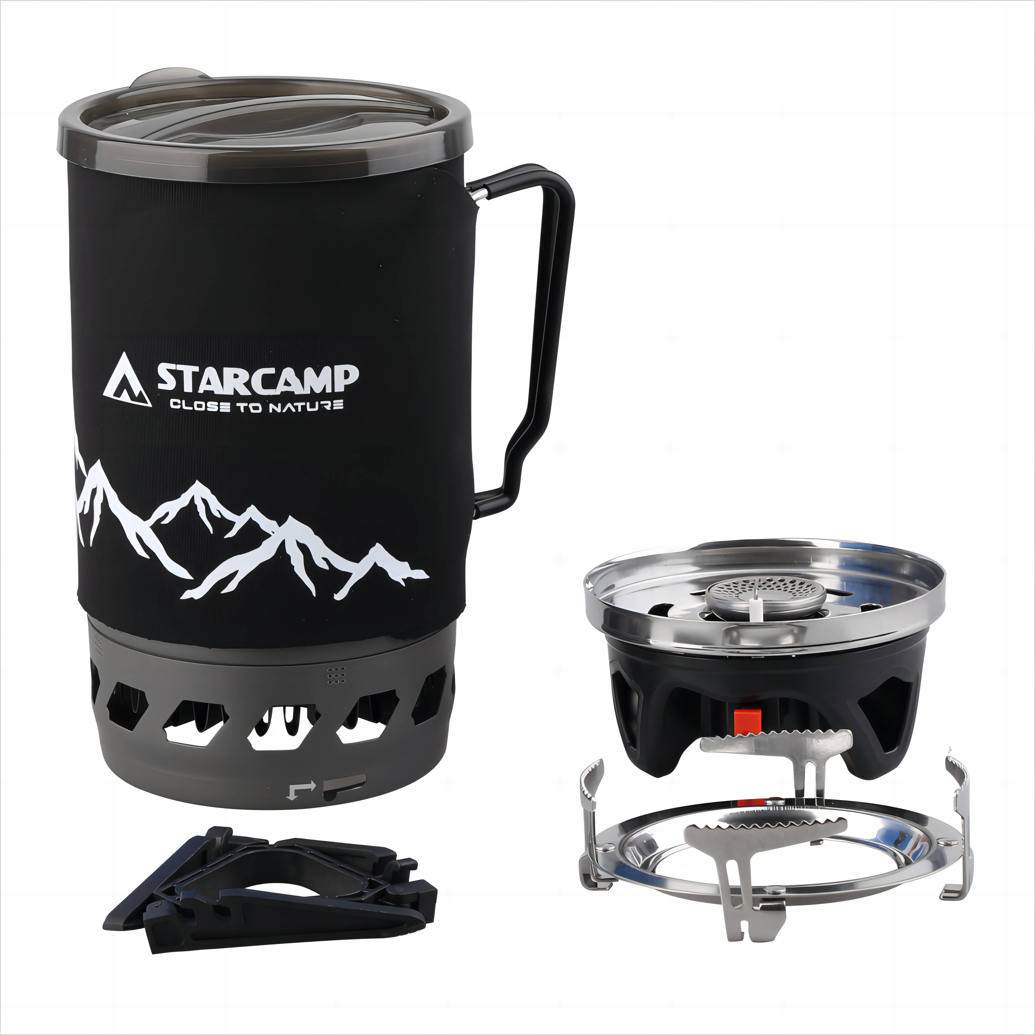 STARCAMP 1400 مل موقد غاز سريع - مراجعة Camping Cooking No Gas وسعره