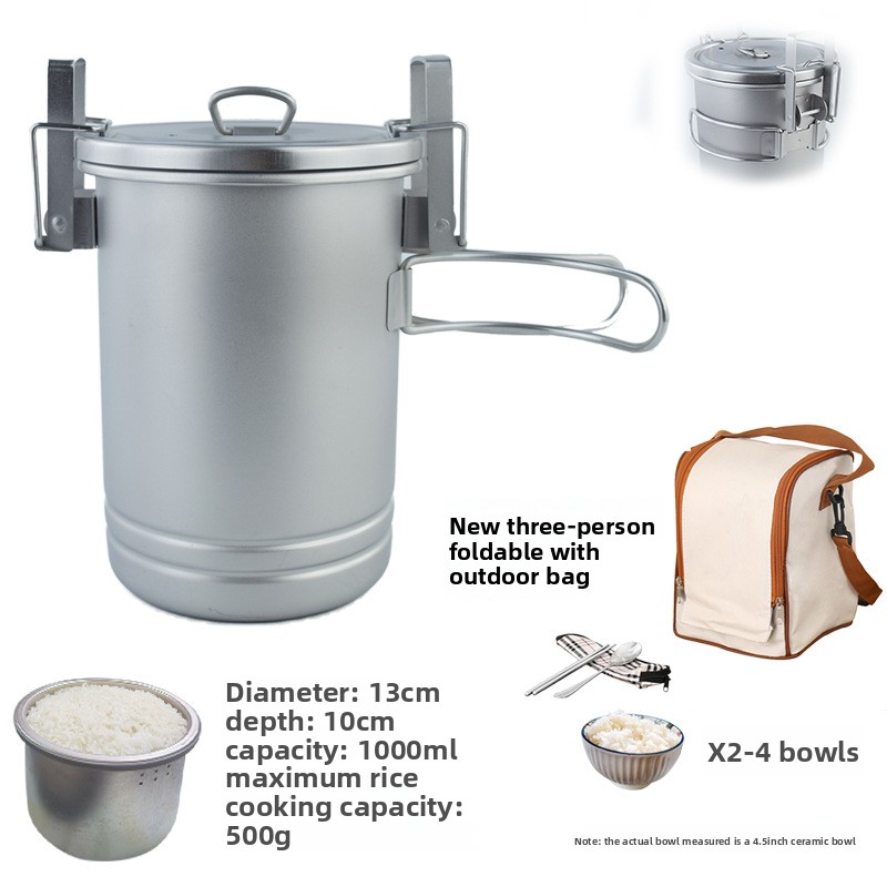 قدر طهي الأرز متعدد الوظائف لل - مراجعة Camping Cooking Pot وسعره