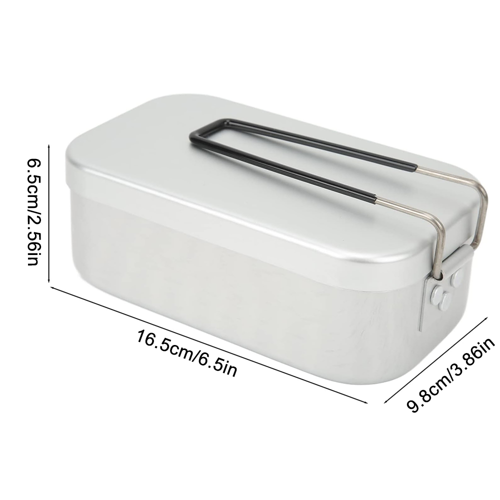 800 مللي صناديق الغداء الألومن - مراجعة Camping Cooking Set وسعره