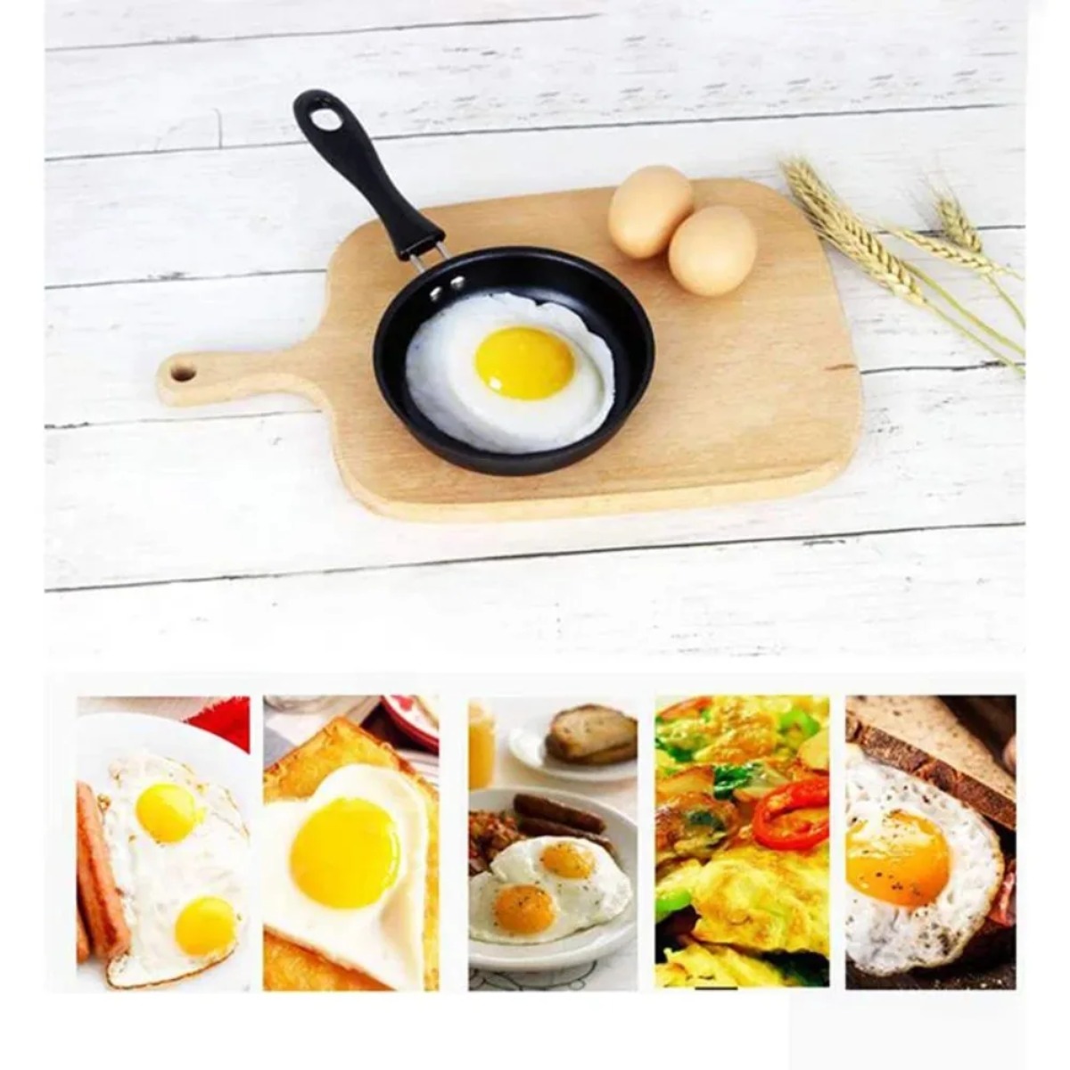 مقلاة صغيرة محمولة بمقبض لطهي  - مراجعة Camping Cooking Without Gas وسعره