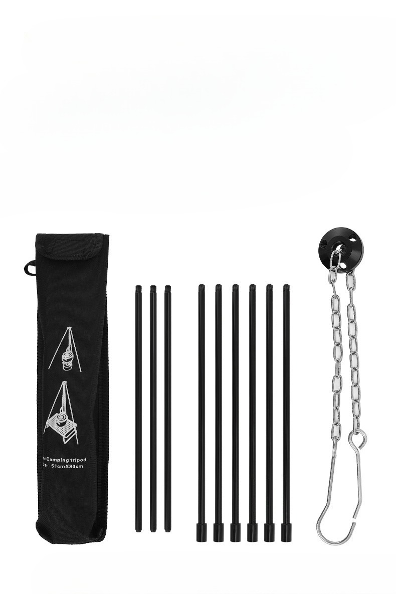 حامل ثلاثي القوائم محمول للطهي - مراجعة Camping Cooking Tripod وسعره
