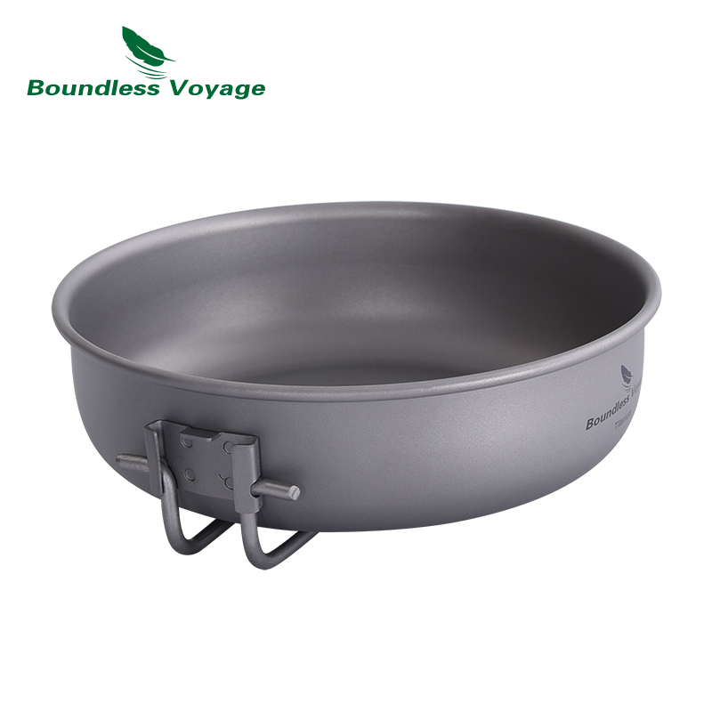 مقلاة خفيفة للغاية من التيتاني - مراجعة Camping Cooking Tin وسعره