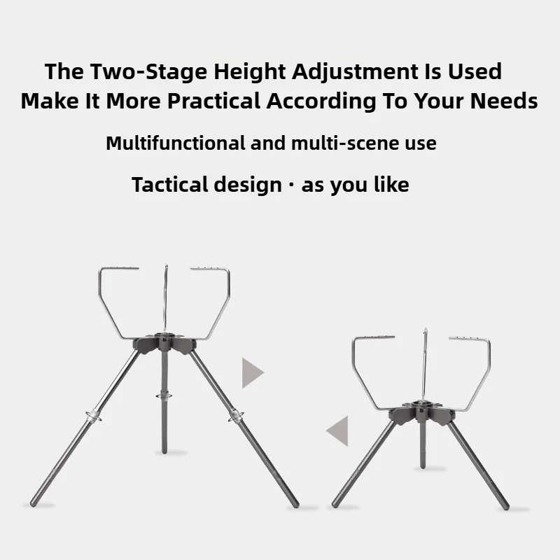 حامل موقد متعدد الوظائف للتخيي - مراجعة Camping Cooking Tripod وسعره