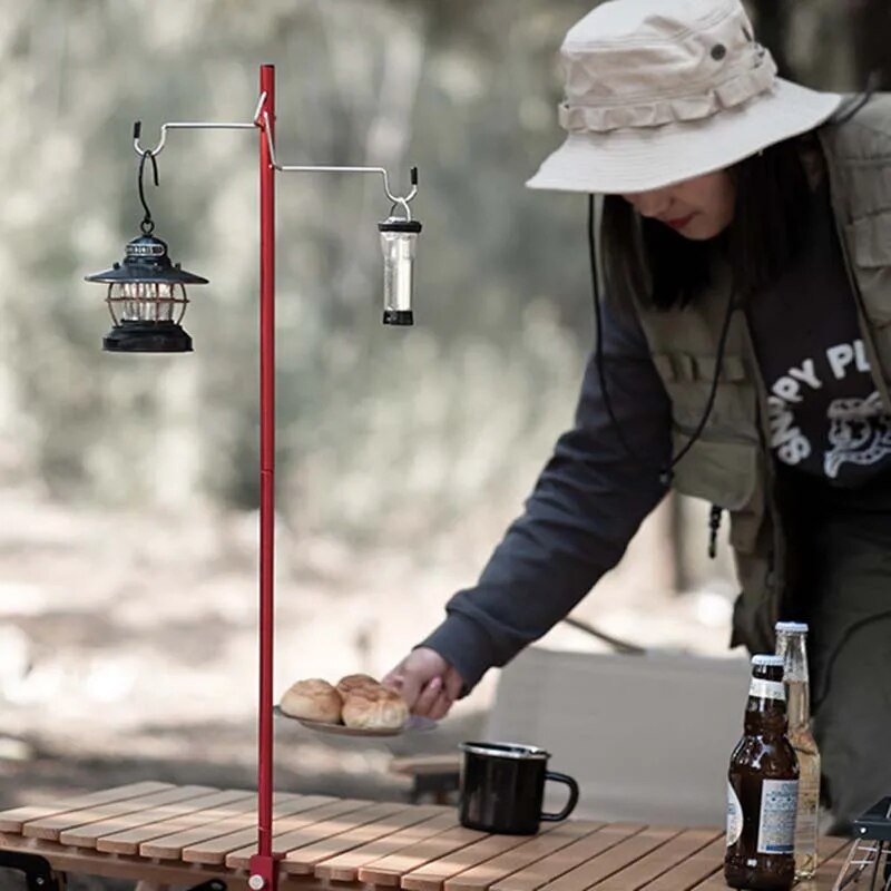 TARKA فانوس التخييم حامل انفصا - مراجعة Camping Cooking Tripod وسعره