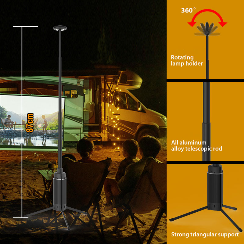 مصباح عمل LED متداخل محمول ، U - مراجعة Camping Cooking Tripod وسعره