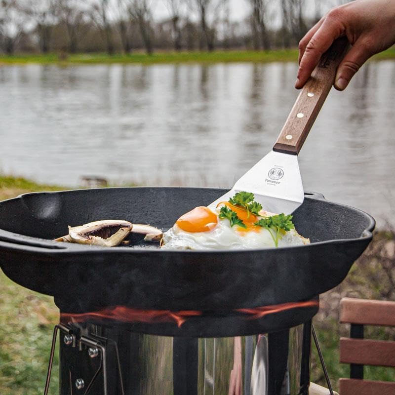 مقلاة من الحديد الزهر مقاس 14  - مراجعة Skillet Cast Iron Camp وسعره