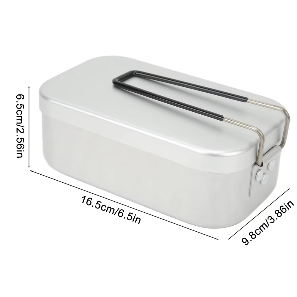 مقبض صندوق بينتو قابل للطي، حا - مراجعة Camping Cooking Pot وسعره