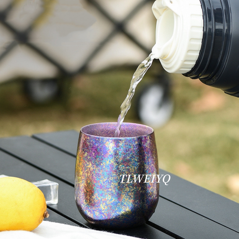 كوب مشروبات باردة من التيتانيو - مراجعة Camping Cooking Pot وسعره