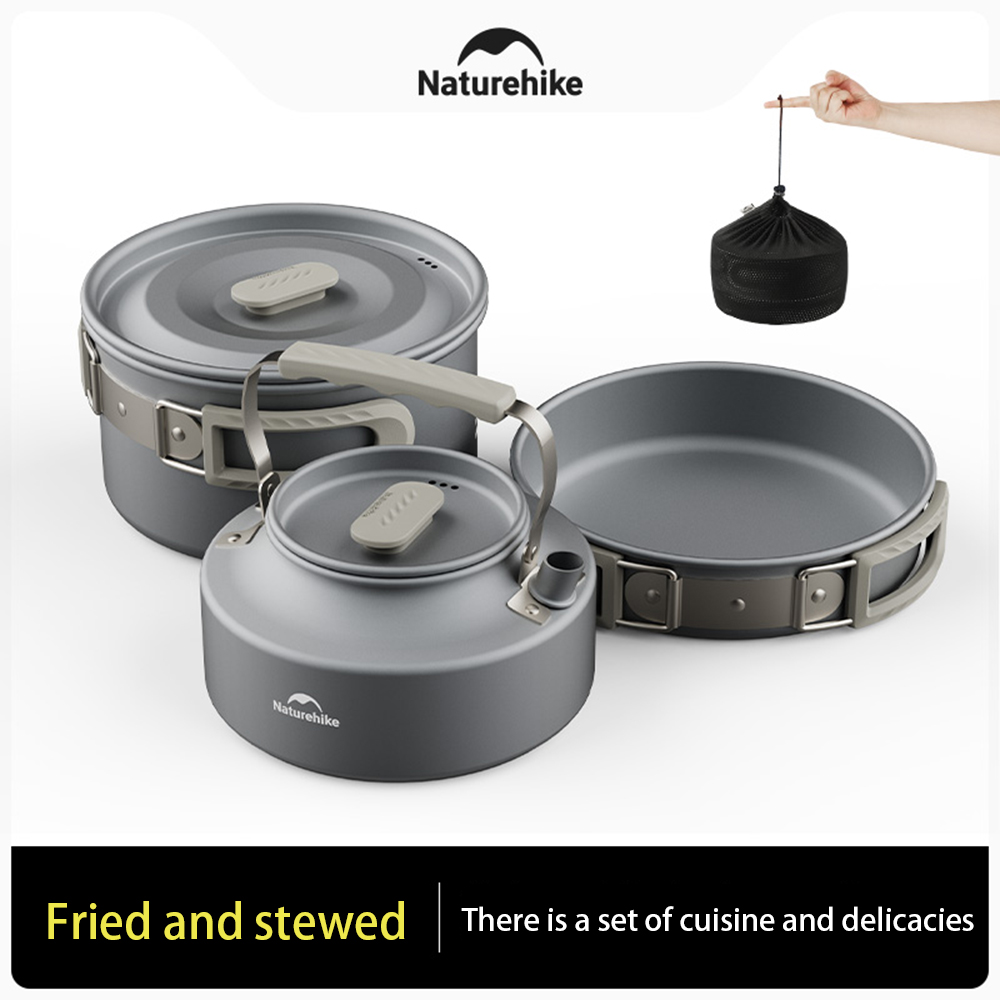 مجموعة أواني خارجية من Natureh - مراجعة Camping Cooking Pot وسعره