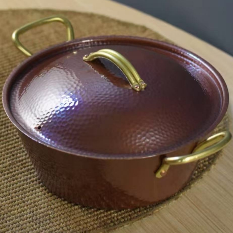 وعاء نحاسي عتيق مصنوع يدويًا،  - مراجعة Camping Cooking Pot وسعره