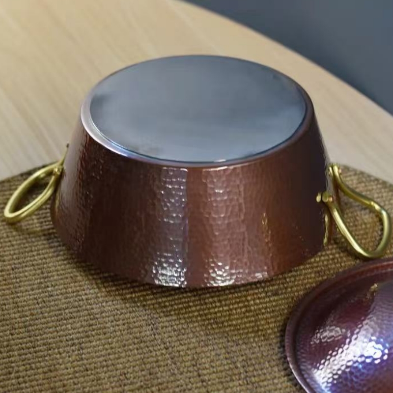 وعاء نحاسي عتيق مصنوع يدويًا،  - مراجعة Camping Cooking Pot وسعره